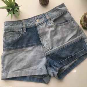 pacsun patch mom shorts